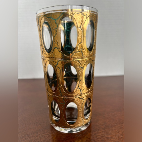 Vintage Set of Five MCM CULVER Pisa Highball/Tom Collins Glasses SIGNED - Picture 3 of 8